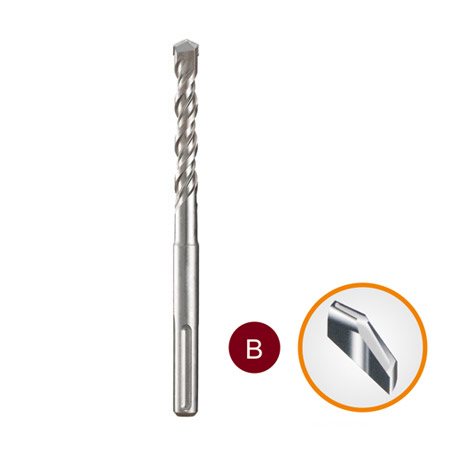 QK0502 - SDS-MAX Shank Electric Harmmer Drill Bits, Crosshead (+) SDS-MAX Shank Electric Hammer Drill Bits